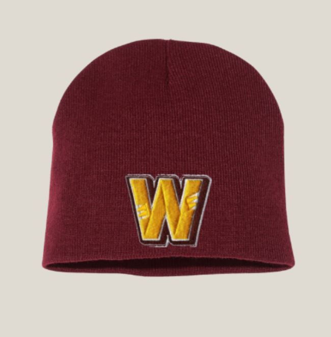 Beanie w/ 3D Embroidered 'W' Patch