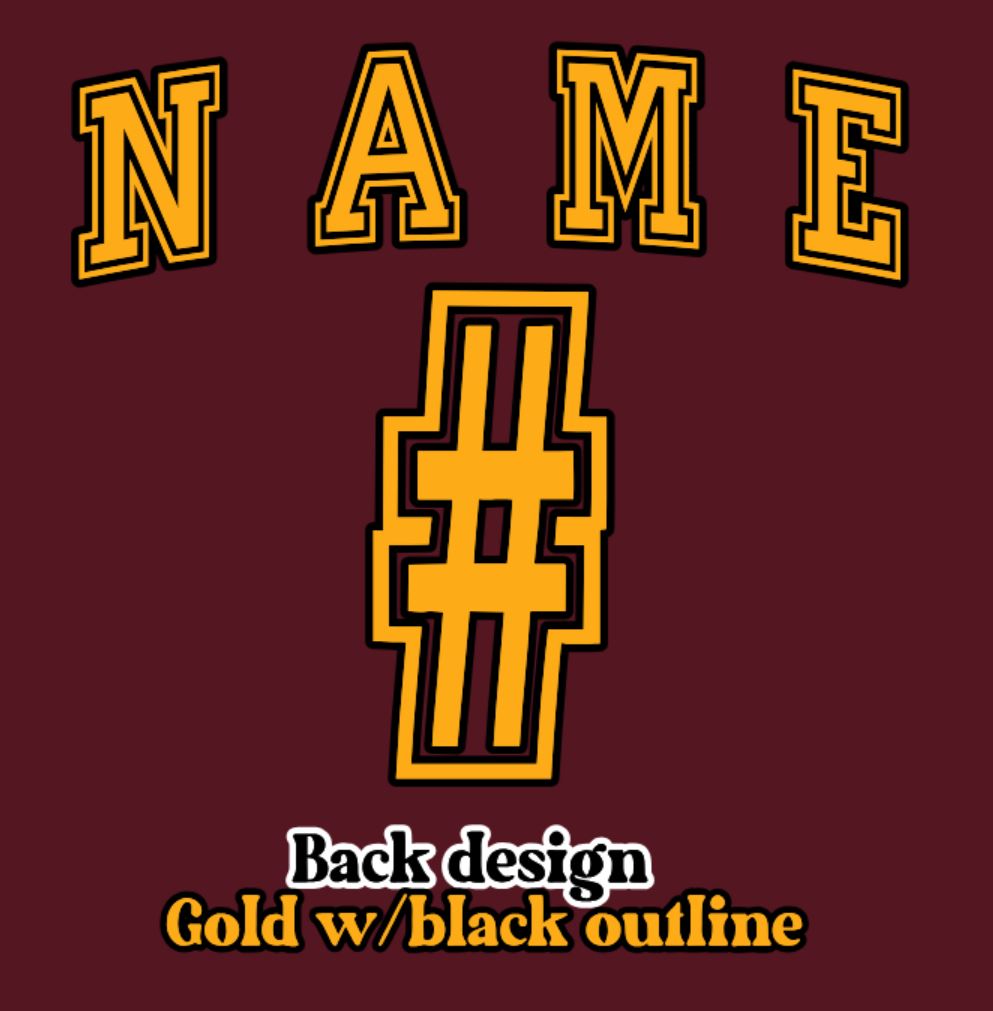 Webster Wolverines Youth Personalized Sports Jersey