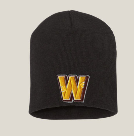 Beanie w/ 3D Embroidered 'W' Patch