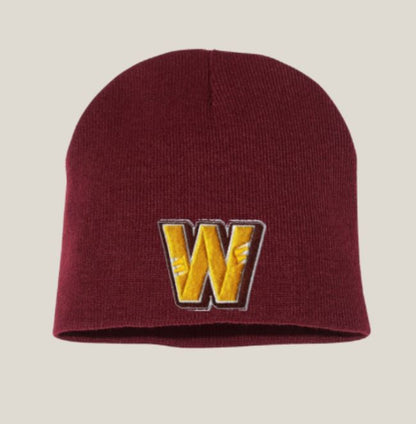Beanie w/ 3D Embroidered 'W' Patch