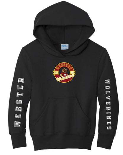 Webster Wolverines Adult Hooded Sweatshirt