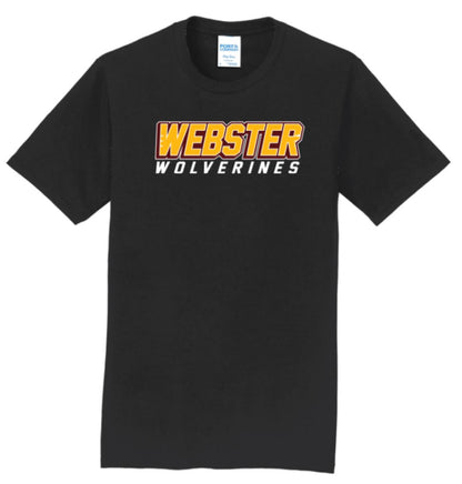 Webster Wolverines Adult Short Sleeve Tee