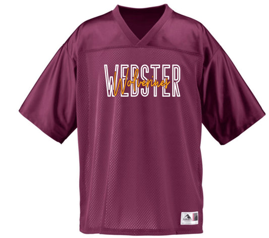 Webster Wolverines Youth Personalized Sports Jersey