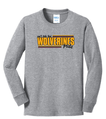 Webster Wolverines Youth Long Sleeve Tee