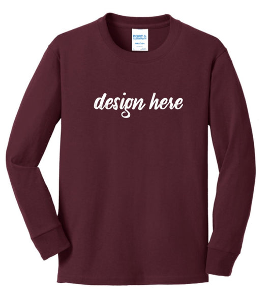 Long Sleeve Shirt w/Choice of Design
