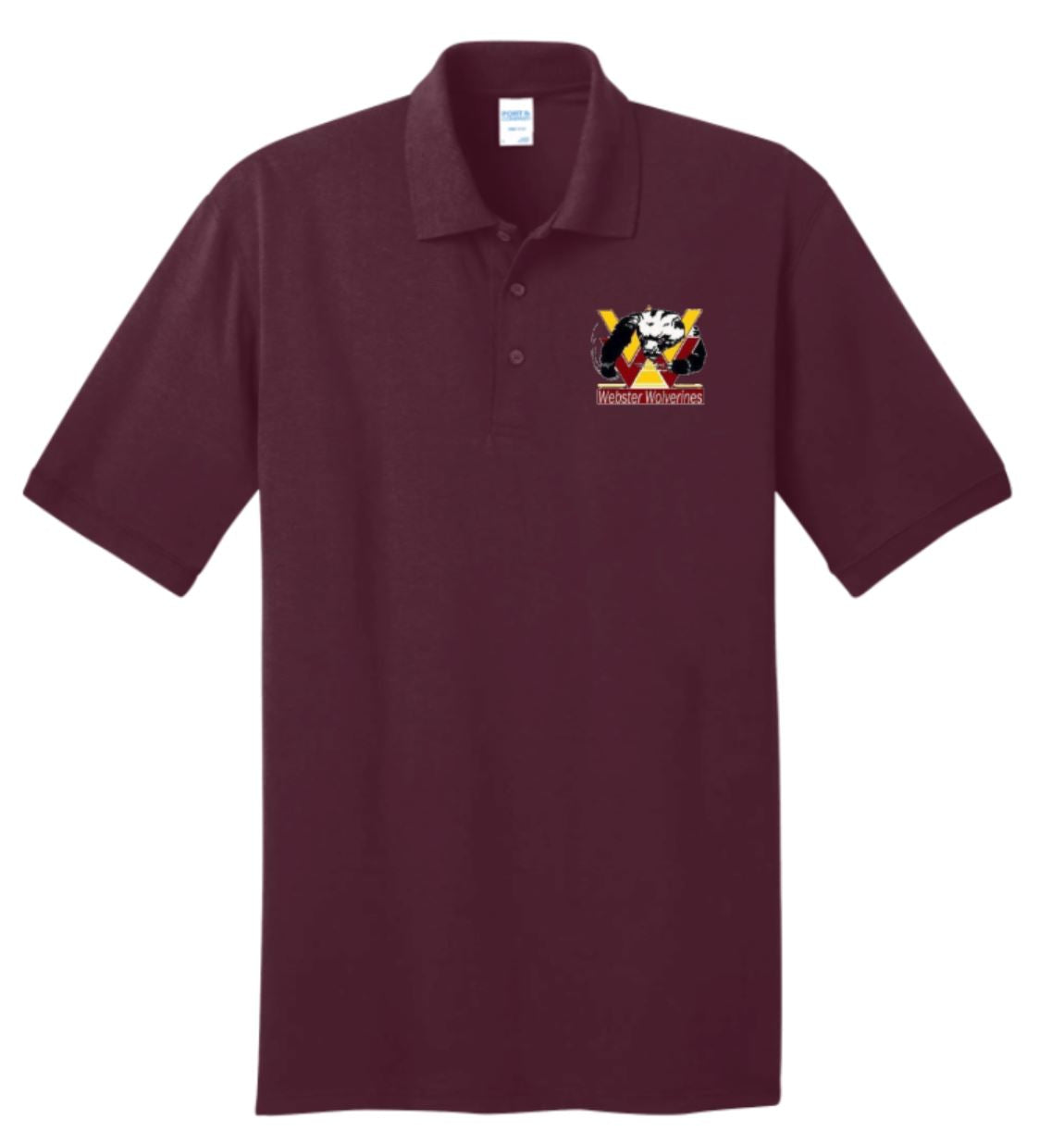 Webster Wolverines Adult Teacher Polo Shirt