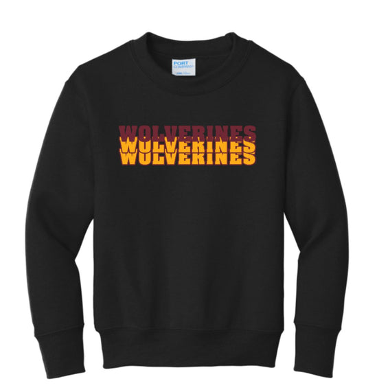 Suéter juvenil Webster Wolverines