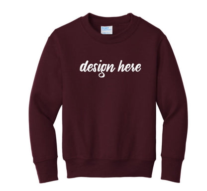 Fleece Pullover Sweater w/Choice of Design