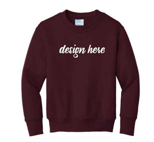 Fleece Pullover Sweater w/Choice of Design