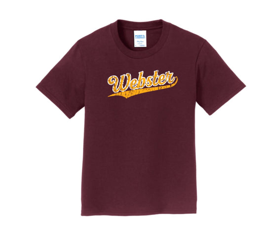 Webster Wolverines Adult Short Sleeve Tee