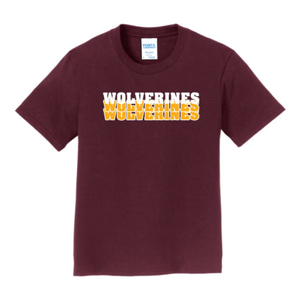 Webster Wolverines Adult Short Sleeve Tee