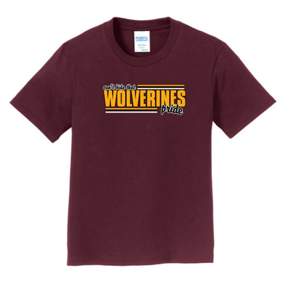 Webster Wolverines Adult Short Sleeve Tee