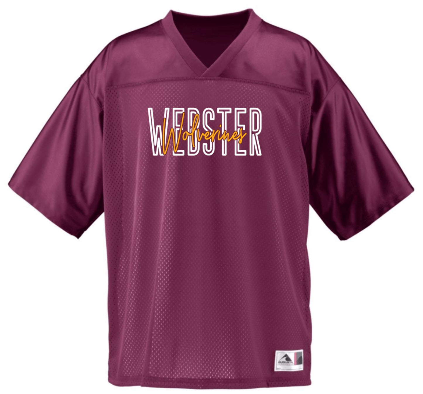 Webster Wolverines Adult Personalized Sports Jersey